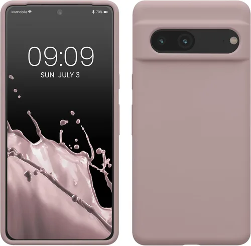 Miniatura 92 de kwmobile Funda compatible con Google Pixel 7 - Funda de silicona TPU con acabado suave - Piedra antigua