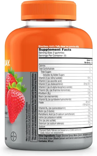 Miniatura 11 de One A Day Multivitamínico para mujeres de 50 años o más, gomitas multivitamínicas para mujeres 50 plus para apoyo inmunológico, salud ocular