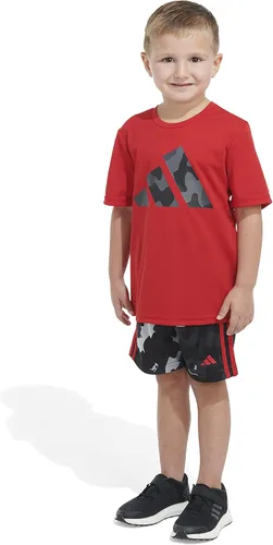 Miniatura 4 de Conjunto de dos piezas de manga corta con estampado "Camo" pantalones cortos a juego