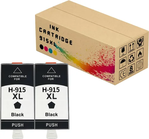 Miniatura 9 de 915XL Cartucho de tinta de repuesto compatible con HP 915XL, para impresoras HP OfficeJet 8010 8012 8013 8015 8020 8022 8023 8026 8028 8030, 1 negro