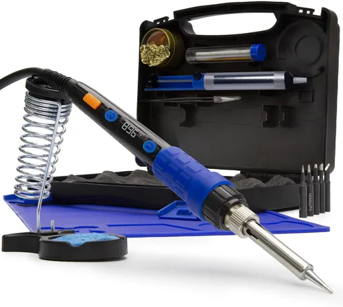 Kit de soldador YIHUA 928D, soldador de 65 W, totalmente digital, pantalla °F/°C, control de temperatura, precisión 194~896℉ - Kit de soldadura con
