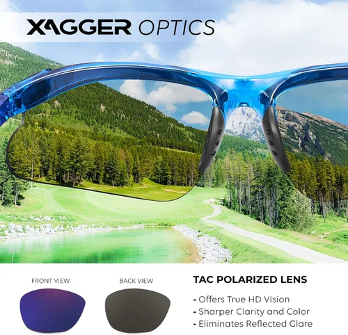 Miniatura 4 de Xagger Gafas de sol deportivas polarizadas para niños y niñas de 8 a 14 años niños adolescentes béisbol sóftbol TR90