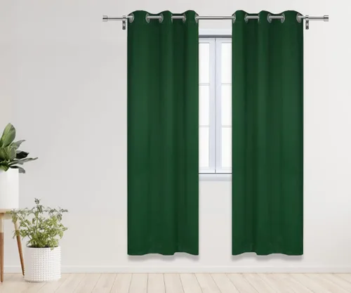 Miniatura 29 de YOUR CHAIR COVERS - Cortinas opacas de poliéster con ojales - (negro 52 x 63 pulgadas - juego de 2) - para oscurecer la habitación, dormitorio, sala