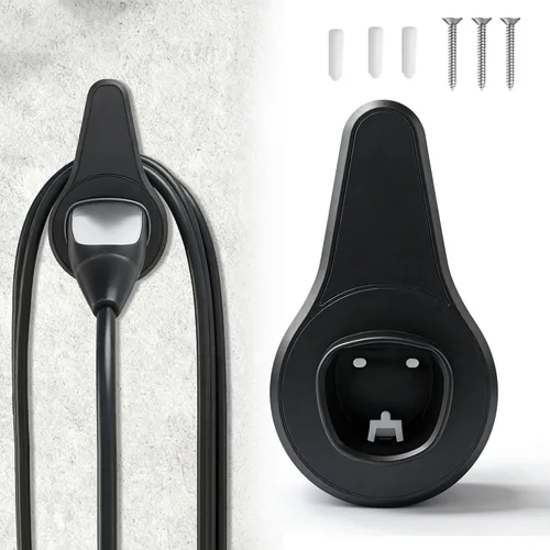 Soporte de cargador de coche Tesla, adecuado para Tesla modelo 3/Y/S/X, soporte de montaje en pared, cargador eléctrico portátil para automóvil