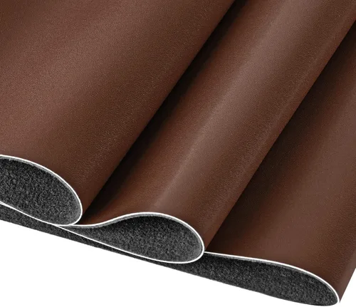 Miniatura 8 de Material de la tela de poliuretano, hojas de cuero sintético sintético de 0.047 in de grosor, 1 yarda, 54 x 36 pulgadas, perfectas para tapicería