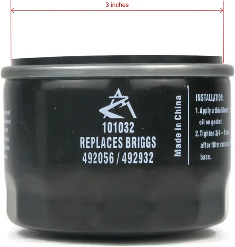 Miniatura 3 de The ROP Shop Juego de 12 filtros de aceite para láser 93097, 93123, 93278, New Holland 1205001, 492932