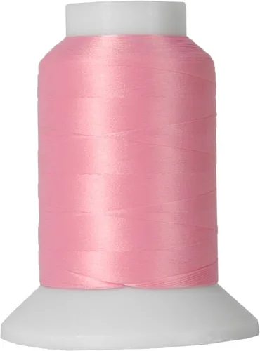 Miniatura 10 de Hilo elástico lanudo de Threadart para serger - Bobinas de 1000 m - Hilo de nailon para traje de baño, lencería, tejidos - Negro - Color 9228