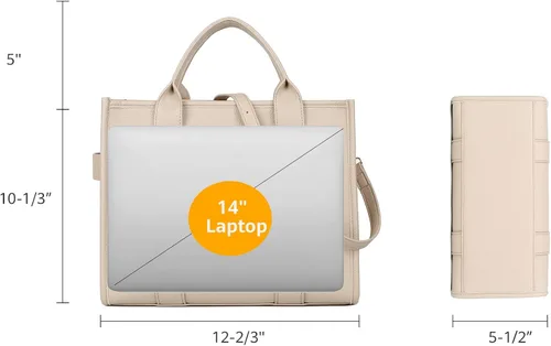 Miniatura 2 de NEGBIU The Tote Bag para mujer, bolso de mano de piel sintética, hombro, bandolera o bolsa con asa para el trabajo, la escuela