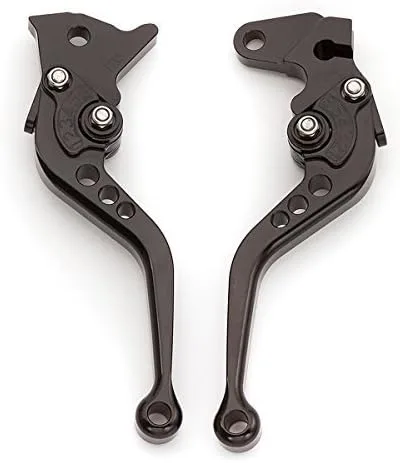Miniatura 3 de FXCNC Palancas de embrague de freno cortas ajustables de aluminio CNC compatibles con YFM700 Raptor 700 R 2008-2022, YFZ450 YFZ450R YFZ450X