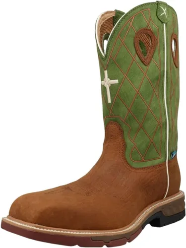 Miniatura 9 de TWISTED X Botas de trabajo occidentales con punta de aleación de 12 pulgadas para hombre con CellStretch