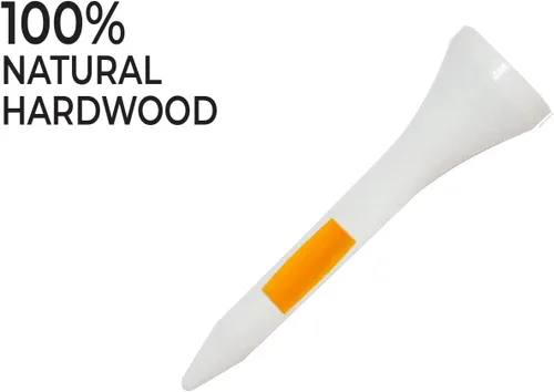 Miniatura 3 de PrideSports PTS Wood Golf Tees 90 unidades, 1-1/2 pulgadas Tee de madera #1 en el Tour Lo mejor para hierros, híbridos y maderas