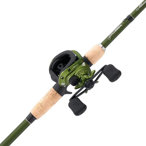 Miniatura 8 de Pflueger Combo de carrete de cebo y caña de pescar Monarch de perfil bajo