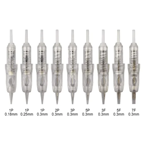 Miniatura 3 de Agujas de sombreado de maquillaje permanente 5R Agujas de sombreado de cejas para máquina de maquillaje permanente (5RL)