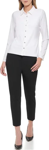 Miniatura 2 de Tommy Hilfiger Top de trabajo suave de manga larga para mujer