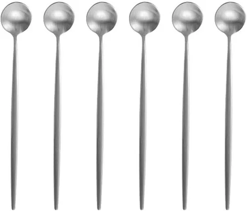 Miniatura 3 de Juego de cuchillos de mantequilla de acero inoxidable 18/10, cubiertos delgados para cocina, hotel, restaurante, boda, fiesta, acabado mate, apto