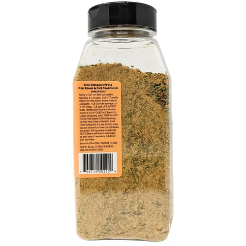 Miniatura 4 de Andy Roo 's Condimento criollo de frijoles rojos (sin sal, sin MSG), coctelera a granel de 18 onzas