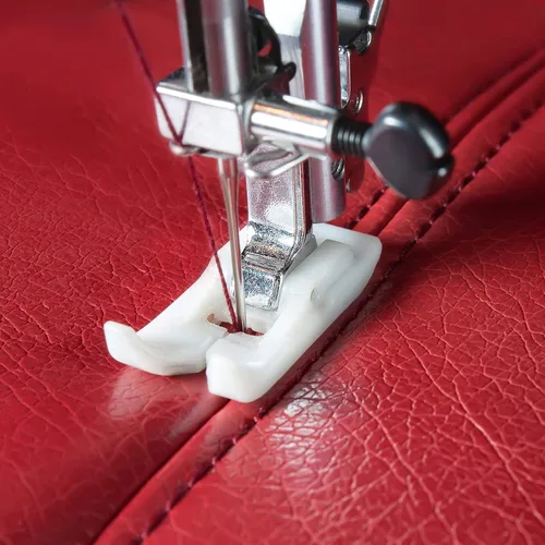 Miniatura 7 de PAGOW 4 pies prensatelas para máquina de coser de 1/4 pulgadas (cuarto de pulgada), pies prensatelas de coser con rodillo antiadherente, costura a