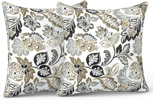 Miniatura 111 de LVTXIII Juego de 2 almohadas lumbares para patio, 12 x 20 pulgadas, resistentes a la decoloración, para exteriores con interiores, cojines lumbares