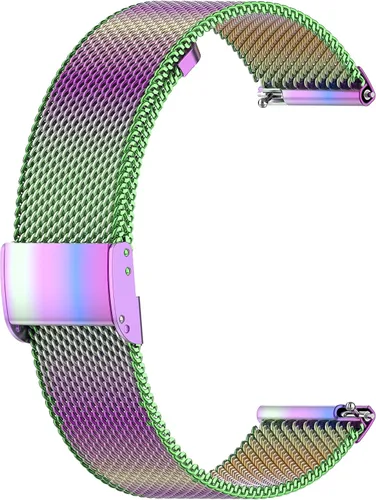 Miniatura 5 de Liufiueq - Correa de reloj compatible con Liufiueq para mujeres y hombres, malla metálica, acero inoxidable, correa de repuesto para reloj