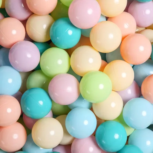 Miniatura 13 de GOGOSO Bolas para corral de bolas para niños pequeños sin ftalatos, sin BPA, no tóxicas, a prueba de aplastamiento, de plástico suave, bolas