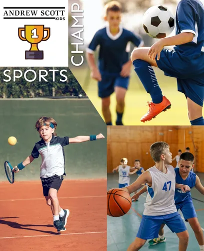 Miniatura 5 de Andrew Scott Pantalones cortos deportivos de baloncesto para niños con rendimiento activo y estilo de malla, varios paquetes