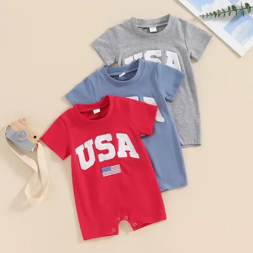 Miniatura 14 de FYBITBO Ropa de bebé niño niña Santa manga larga mono mameluco recién nacido primera Navidad traje de una pieza