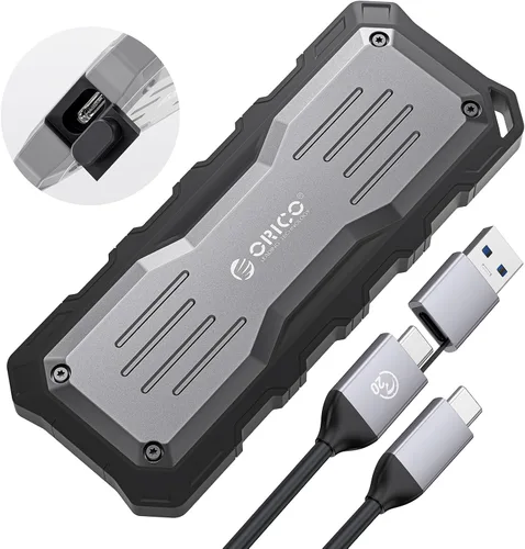 ORICO SSD externo de 512 GB de hasta 2000 MB/s, protección adicional de interfaz, impermeable y a prueba de polvo, unidades de estado sólido