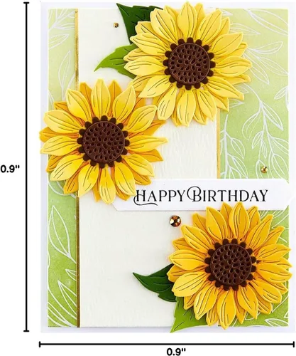 Miniatura 6 de Spellbinders Troqueles grabados con serenata de girasol S3-494