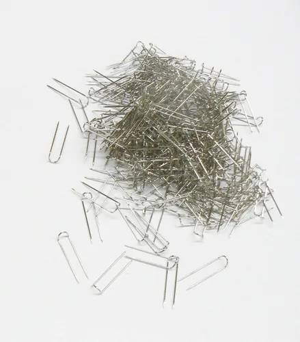 500 pines de joyería U-Pins Display Pads Pins Silver Jewelry Display 500 Pcs U Pins