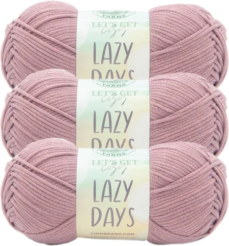 Miniatura 23 de Lion Brand Lazy Days - Ovillo de lana para principiantes, para tejer, ganchillo y manualidades, color Bluebell, 1 unidad