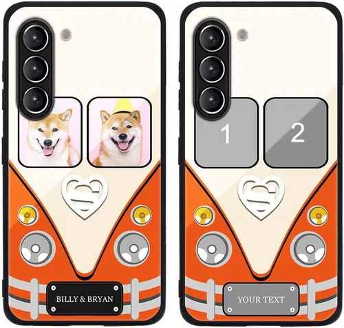 Miniatura 131 de Funda de teléfono personalizada para Samsung Galaxy S22+ / S22 Plus 5G, funda de TPU suave de vidrio templado antiarañazos personalizada con foto