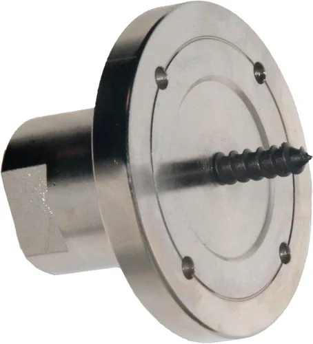 Miniatura 2 de PSI Woodworking CF2J Placa frontal de torno de 2 pulgadas para husillo de 1 "x 8 tpi, 2" sin portabrocas de tornillo