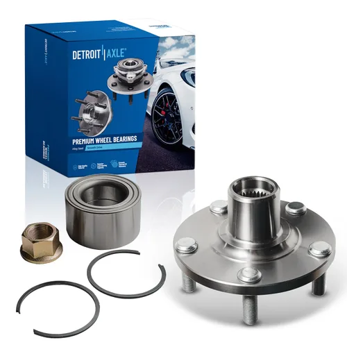 Detroit Axle - Conjunto de cubo de rodamiento de rueda delantera para Nissan Altima 02-06 (3.5L V6)/Maxima 00-08, INFINITI I30 00-01/I35 02-04 5