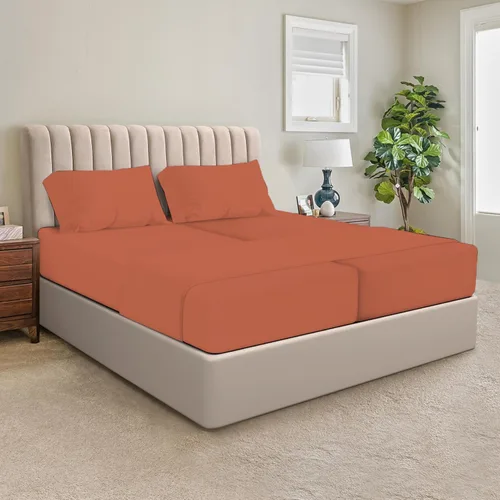Miniatura 36 de SGI bedding Sábanas de Algodón Egipcio 100% Tamaño Full XL – Juego de Sábanas de 600 Hilos, Suaves, Frescas, Bolsillo Profundo de 16", Ropa de Cama