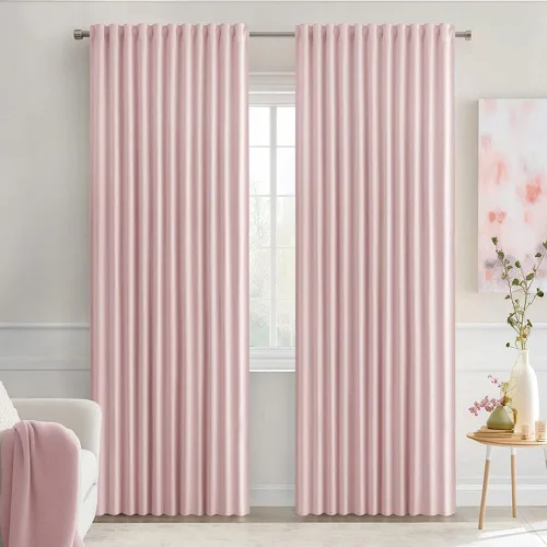 Miniatura 63 de MIULEE Cortinas opacas con pestaña trasera de 63 pulgadas de largo, juego de 2 paneles para sala de estar, dormitorio, privacidad, bolsillo