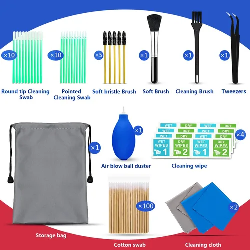 Miniatura 2 de Kit de limpieza de teléfono celular, limpiador de altavoces para iPhone, herramienta de limpieza de puerto de carga, kit de limpieza electrónica