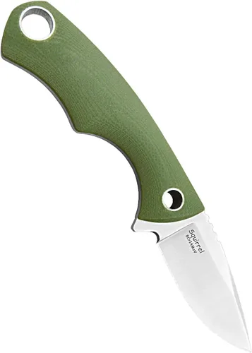 Miniatura 4 de TONIFE Cuchillo para el cuello, mini cuchillo de supervivencia al aire libre, hoja afilada EDC de alta dureza de 1.7 pulgadas, cuello portátil