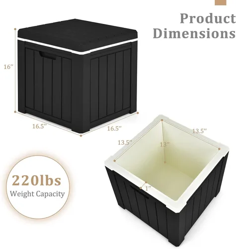 Miniatura 6 de Giantex Enfriador 4 en 1 de 10 galones, baúl portátil con mango integrado, enfriador de hielo multifuncional, mesa auxiliar de cóctel, mesa de bar