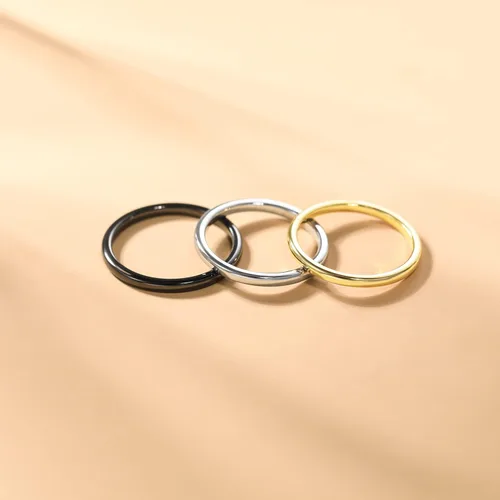 Miniatura 2 de Greenpod - Alianzas de boda y compromiso para mujer y hombre, anillos delgados de tungsteno de 564, 532, 1564depulgada, en color oro rosa, plata