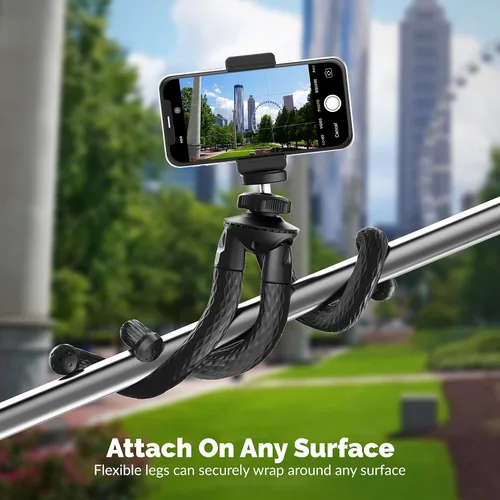 Miniatura 2 de SABRENT Universal Flexible Tripod Standard Tripod Mount [GoPro Mount Adapter Included] (TP-FLTP)