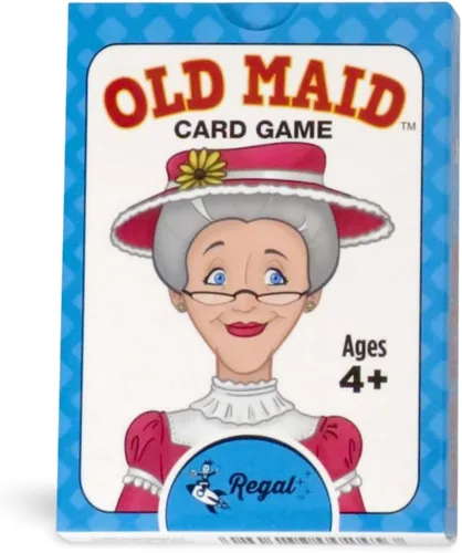 Regal Games Banapples Jr. & Old Maid - Juegos de cartas para niños de 4, 5, 6, 7, 8 y más, juego de cartas de diversión familiar (80 cartas de