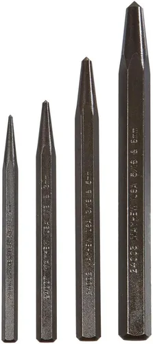 Miniatura 12 de Mayhew Tools 24006 - Punzón central, 5/64" - 2 mm x 4", acabado de óxido negro