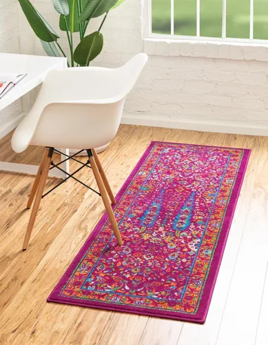 Miniatura 9 de Unique Loom Calypso Collection - Alfombra rectangular de 2 x 3 pies, color aguamarina y azul marino