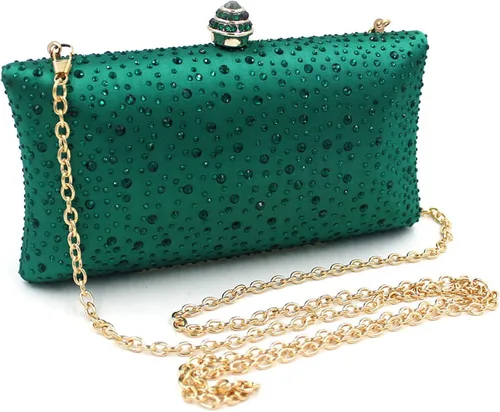 Miniatura 2 de Bolsos de mujer con diamantes de imitación para fiesta de graduación, boda, novia, bolsas de noche, bolsa de mano de fiesta de cristal