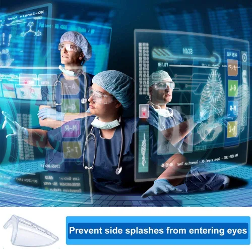 Miniatura 7 de 30 pares de protectores laterales de seguridad grandes, protectores laterales deslizantes, se adaptan a marcos de anteojos pequeños a medianos