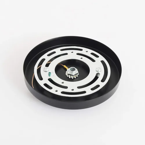 Miniatura 3 de BRIGHTTIA Kit moderno de toldo poco profundo de 5 pulgadas con herrajes, negro mate, conversión de luz colgante para enchufar a cable duro, piezas