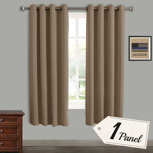 Miniatura 16 de Rose Home Fashion Cortinas opacas para puerta corrediza, oscurecimiento de la habitación, cortinas con aislamiento térmico para sala de estar