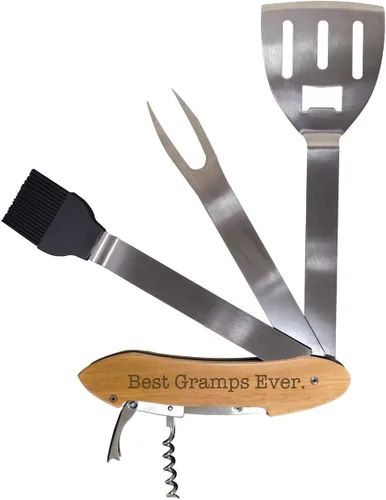 Miniatura 7 de ThisWear Para el abuelo Best Grandpa Ever BBQ Grill Multi Tool Barbacoa Espátula Accesorios para asar