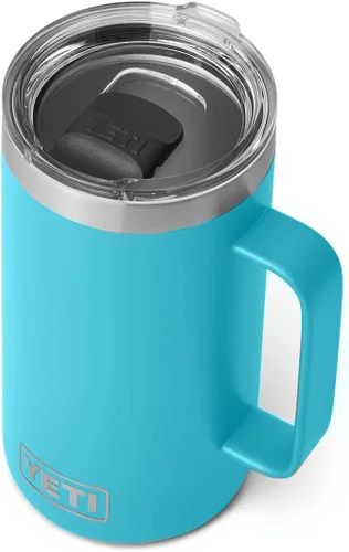 Miniatura 23 de YETI Rambler - Taza de acero inoxidable aislada al vacío con tapa MagSlider, 24 onzas Blanco