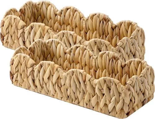 Miniatura 9 de StorageWorks - Cesta para tanque de inodoro para baño, cestas de almacenamiento de jacinto de agua para la parte superior del tanque de inodoro